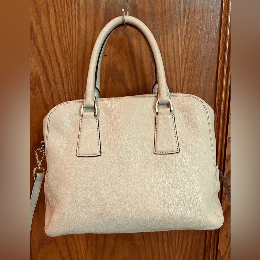 Michael Kors Double Zip Satchel  Crossbody And Double Handle Beige - Picture 2 of 16